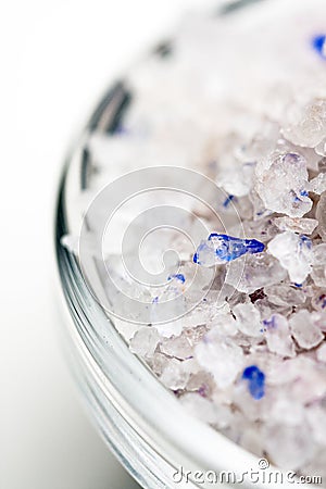 Persian blue salt Stock Photo