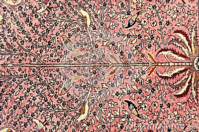 Persian Carpet Stock Photo