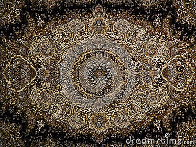 Persian carpet, Royal Palace Persian Carpet pattern, Persian carpet with an Intricate design Stock Photo