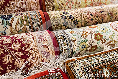 Persian carpets Stock Photo