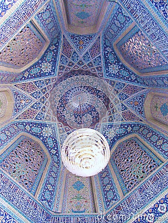 Persian ceiling Stock Photo