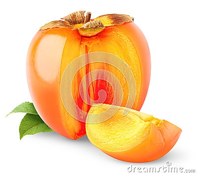 Persimmon fruit Stock Photo