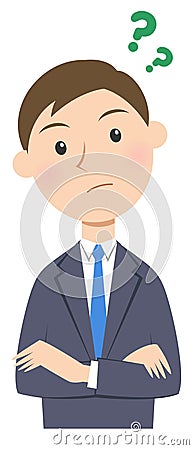 Person business question Stock Photo