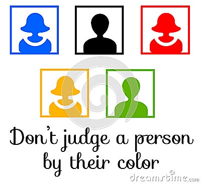 Person color Stock Photo