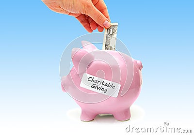 Charitable Giving concept Stock Photo