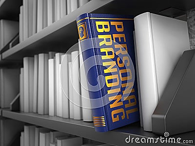 Personal Branding - Title of Book. Stock Photo