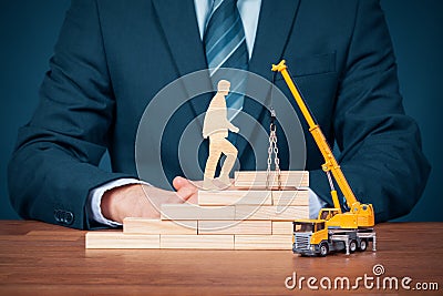 Personal development and career build Stock Photo