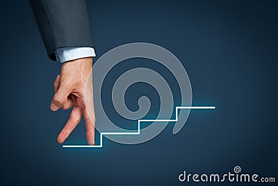 Personal development career Stock Photo