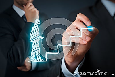 Personal development career Stock Photo