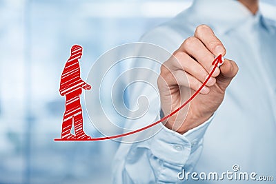 Personal development career Stock Photo