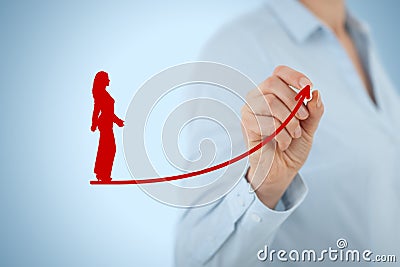 Personal development career Stock Photo