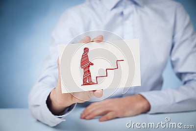 Personal development career Stock Photo