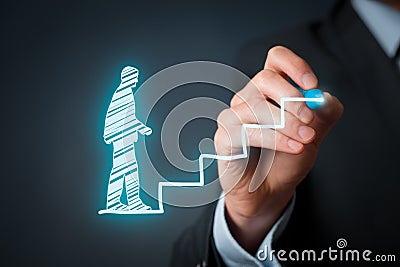 Personal development career Stock Photo