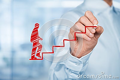 Personal development career Stock Photo