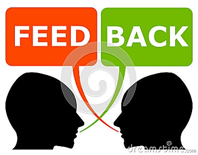 Personal feedback Stock Photo