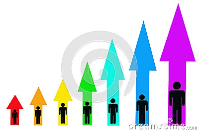 Personal growth Stock Photo
