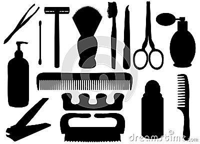 Personal hygiene objects Stock Photo