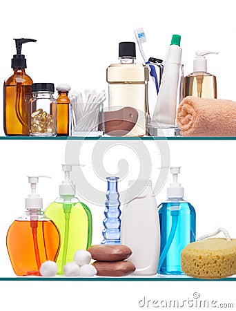 Personal hygiene products Stock Photo