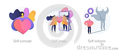 Personal image abstract concept vector illustrations. Vector Illustration