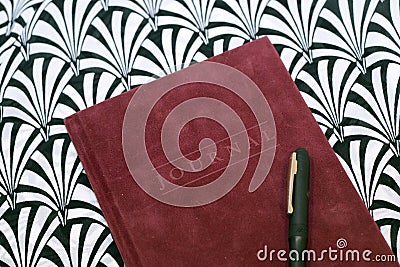 Personal Journal Stock Photo