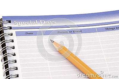 Personal Organizer Stock Photo