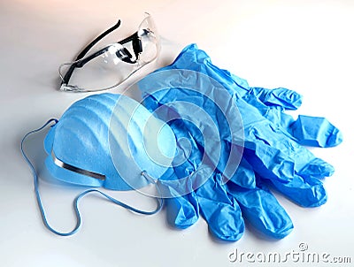 Personal protection equipment for healthcare Stock Photo