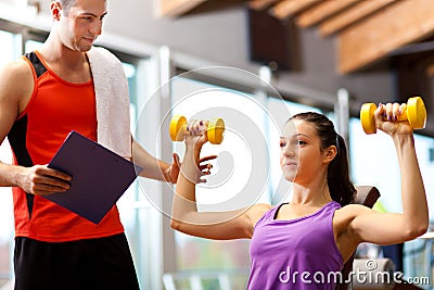 Personal trainer Stock Photo