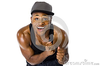 Personal Trainer Motivating Stock Photo