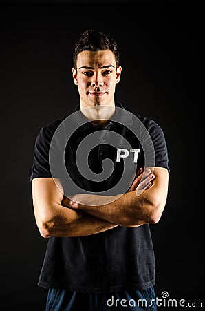 Personal Trainer Stock Photo