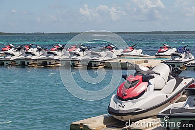Personal Watercraft for Rent Editorial Stock Photo