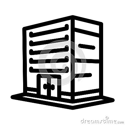 perspective drawing architectural drafter line icon vector illustration Cartoon Illustration