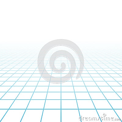 Perspective grid background Vector Illustration