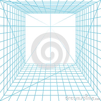 Perspective grid Vector Illustration