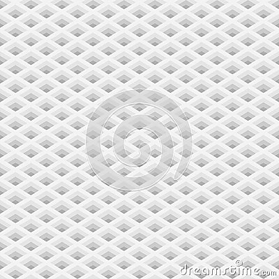 Perspective grid with square holes seamless pattern Vector Illustration