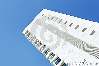 Perspective and lower angle of view of modern building Stock Photo