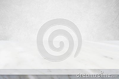Perspective marble table surface background, Grey and white marble table top for kitchen product display background, Empty desk, Stock Photo