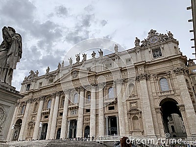 Perspective photo in Rome, Italy Editorial Stock Photo