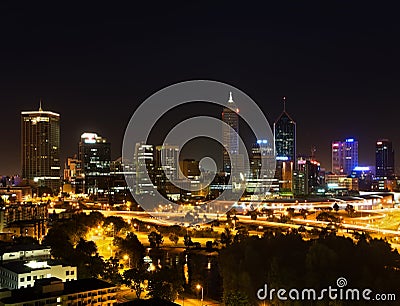 Perth Skyline Stock Photo