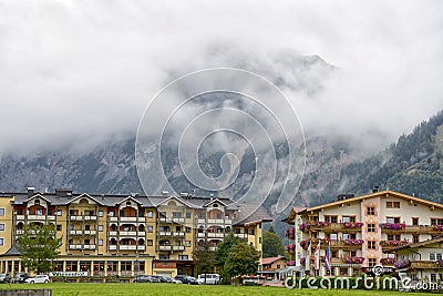 Pertisau village at the Alps, Austria Editorial Stock Photo
