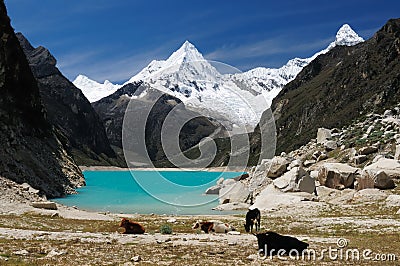 Peru, Cordillera Blanca Stock Photo