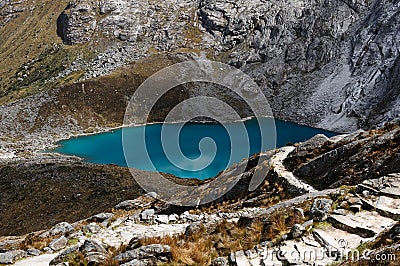 Peru, Santa Cruz Trek on the Cordillera Blanca Stock Photo