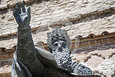 Perugia statue Stock Photo