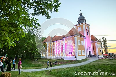 Perunfest festival at Lukavec Castle Editorial Stock Photo