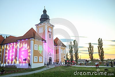 Perunfest festival at Lukavec Castle Editorial Stock Photo