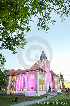 Perunfest festival at Lukavec Castle Editorial Stock Photo