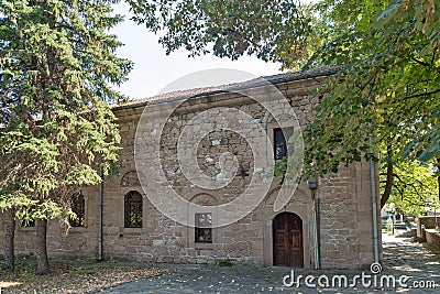 PERUSHTITSA, BULGARIA - SEPTEMBER 4 2016: Church monument St. Archangel Michael, Perushtitsa, Bulgaria Editorial Stock Photo