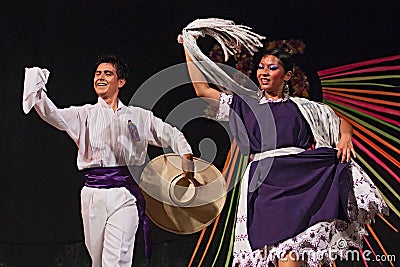 Peruvian dancers Editorial Stock Photo