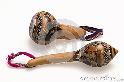 Peruvian maracas Stock Photo