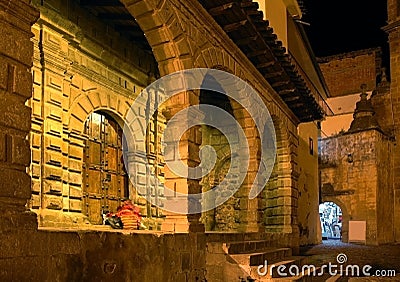 Peruvian Vintage Building Stock Photo