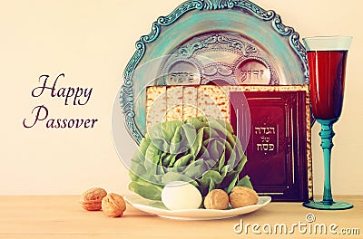 Pesah celebration concept & x28;jewish Passover holiday& x29; Stock Photo